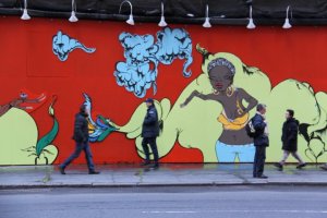 Sofia Maldonado - Times Square Mural (Detail)