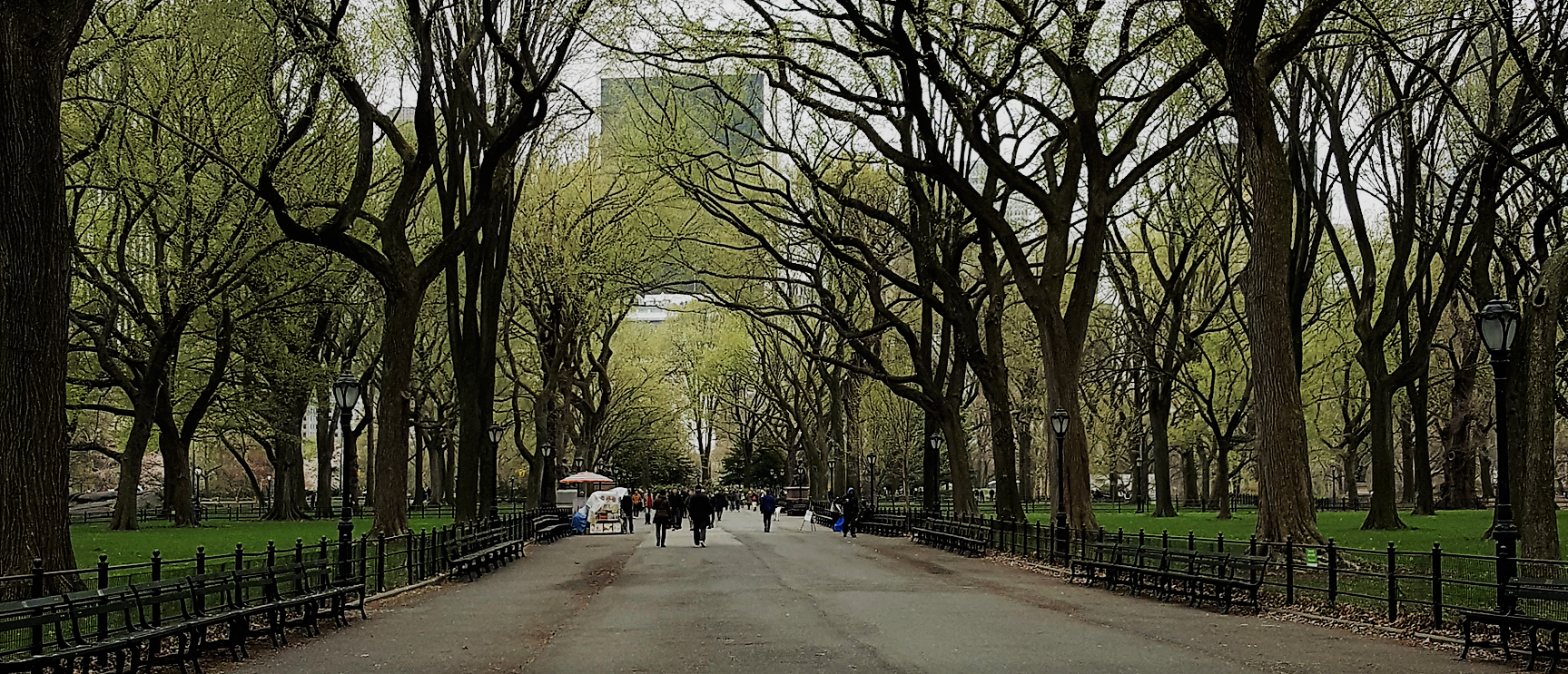 Central Park Promenade in early spring