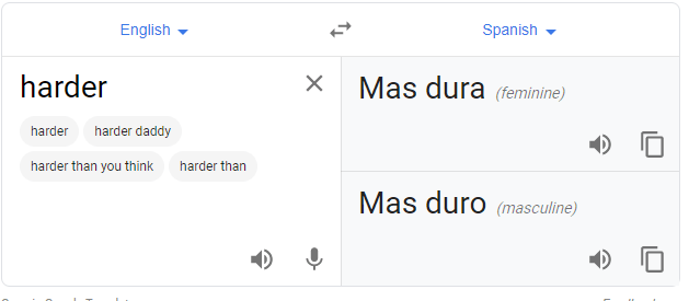 Google translate offering an unexpected phrase to translate. 