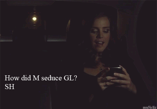 Anthea texting with Sherlock ani