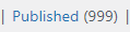 999 published posts