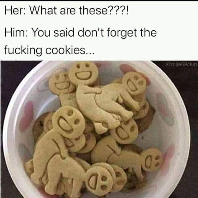 sexually suggestive cookies