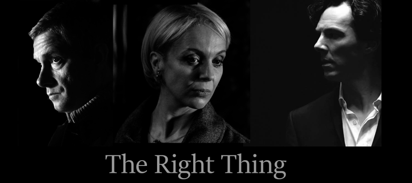 Photo header for "The Right Thing" fanfic.