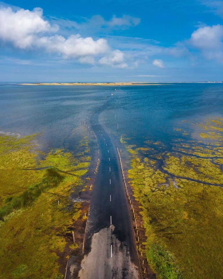 Photo of the Holy Island Causeway overflow - by Nathan Jermy