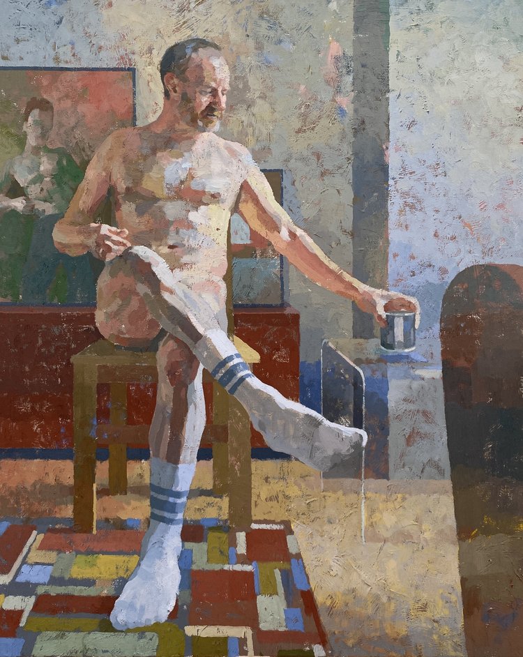 Mark Gatiss Wearing Socks by JonathanChan